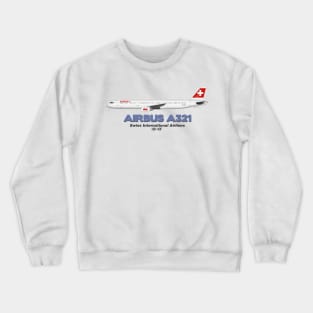 Airbus A321 - Swiss International Airlines Crewneck Sweatshirt